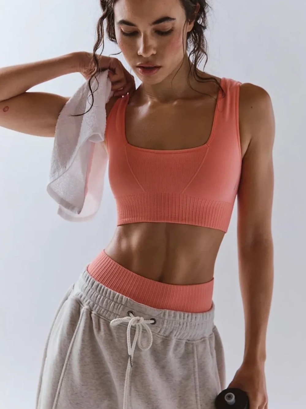NWT Free People Good Karma Square Neck Bra